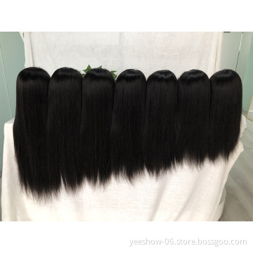 Factory Wholesale 10A Grade Silky Straight Raw Virgin Cuticle Aligned 13x4 Brazilian Human Hair Wig
